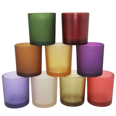 small glass containers for candles